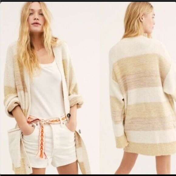 Free People Sweaters - Free People Grains Combo Southport Beach Cardigan(size Small)
